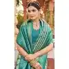 Banarasi Silk Weaving Work Traditional Wear Plus Size Saree In Sky Blue - 11721202747