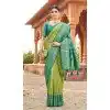 Banarasi Silk Weaving Work Traditional Wear Plus Size Saree In Mehendi - 11721202749