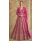 Rani Pink Georgette Embroidered Party Wear Gown With Dupatta - 11769203025
