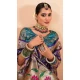 Purple Paithani Silk Print Work Party Wear Saree - 11779203140