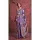 Pure Satin Weaving Work Party Wear Saree In Lavender - 11782203166