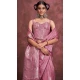 Pure Satin Weaving Work Party Wear Saree In Pink - 11782203167