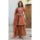 Rani Cotton Print Work Designer Wear Sharara Suit - 11768203024