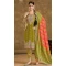 Mehendi Green Fiber Chinon Embroidered Designer Wear Salwar Suit - 11835203509
