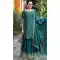 Teal Blue Rangoli Embroidery Work Party Wear Palazzo Salwar Suit - 11836203511