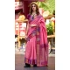 Pink Banarasi Silk Weaving Work Party Wear Saree - 11856203607