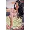 Satin Weaving Work Party Wear Plus Size Saree In Mint Green - 11863203653