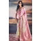 Satin Weaving Work Party Wear Saree In Pink - 11863203657