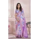Purple Modal Silk Printed Party Wear Designer Saree - 11865203665
