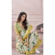 Yellow Modal Silk Printed Party Wear Designer Saree - 11865203668