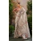 Linen Tissue Printed Party Wear Designer Saree In Grey - 11868203686