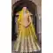 Yellow Butterfly Net Sequins Work Designer Lehenga Choli - 11829203486