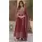 Georgette Embroidered Party Wear Anarkali Suit In Mauve - 11841203536