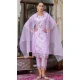 Viscose Rayon Sequins Work Party Wear Salwar Suit In Lavender - 11847203560