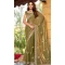 Fendi Chiffon Embroidered Party Wear Saree In Mehendi Green - 11831203493