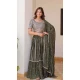 Star Georgette Embroidery Work Women Lehenga Choli In Mehendi Green - 11905203877