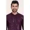 Viscose Rayon Sequins Work Men Plus Size Kurta Pajama In Purple - 11951204123