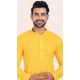 Viscose Rayon Sequins Work Men Kurta Pajama In Yellow - 11951204125