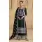 Black Fox Georgette Embroidered Pakistani Palazzo Salwar Suit - 11936204013