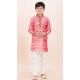 Multi Color Cotton Jacquard Work Party Wear Kid Kurta Pajama - 11953204144