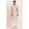 Brown Cotton Jacquard Work Party Wear Mens Kurta Pajama - 11954204157