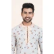 Multi Color Cotton Print Work Party Wear Mens Kurta Pajama - 11954204162
