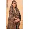 Black Silk Resham Work Party Wear Plus Size Saree - 11990204457