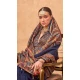 Navy Blue Silk Resham Work Party Wear Saree - 11990204460