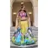 Art Silk Printed Designer Plus Size Lehenga Choli In Yellow - 153835862