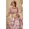 Art Silk Printed Designer Plus Size Lehenga Choli In Off White - 153835864