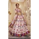Art Silk Printed Designer Lehenga Choli In Off White - 153835864