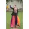 Rayon Gamthi Work Navratri Lehenga Choli In Multi Color - 158418793