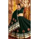Green Viscose Rayon Embroidery Navratri Chaniya Choli - 158618907