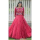 Roman Silk Gamthi Embroidered Navratri Lehenga Choli In Maroon - 158768977
