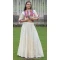 Roman Silk Gamthi Embroidered Navratri Lehenga Choli In Off White - 158768981