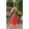 Jacquard Embroidery Work Party Wear Lehenga Choli In Orange - 149052675