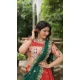Jacquard Embroidery Work Party Wear Lehenga Choli In Orange - 149052675