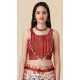 Sequence Embroidery Work Maroon Color Satin Silk Navratri Lehenga Choli - 151514261
