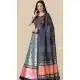 Nevy Blue Color Satin Silk Navratri Lehenga Choli With Sequence Embroidery Work - 151514262