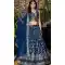 Dove Blue Dola Silk Embroidery Work Designer Wear Lehenga Choli - 158438803