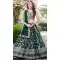 Green Dola Silk Embroidery Work Designer Wear Lehenga Choli - 158438804