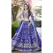 Royal Blue Dola Silk Embroidery Work Designer Wear Lehenga Choli - 158438811