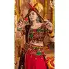 Black Color Navratri Special Viscose Cotton Embroidered Plus Size Lehenga Choli - 158969097
