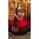 Black Color Navratri Special Viscose Cotton Embroidered Lehenga Choli - 158969097