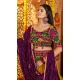 Navratri Special Viscose Cotton Embroidered Lehenga Choli In Green - 158969098