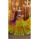 Navratri Special Viscose Cotton Embroidered Lehenga Choli In Green - 158969098