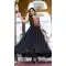 Navratri Special Georgette Gamathi Work Gown In Black - 12992210453