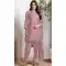 Pink Faux Georgette Embroidered Punjabi Patiyala Salwar Suit - 157728338