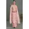 Pink Chinon Embroidery Work Party Wear Palazzo Salwar Suit - 158048593