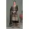Black Chinon Embroidery Work Party Wear Palazzo Salwar Suit - 158048594